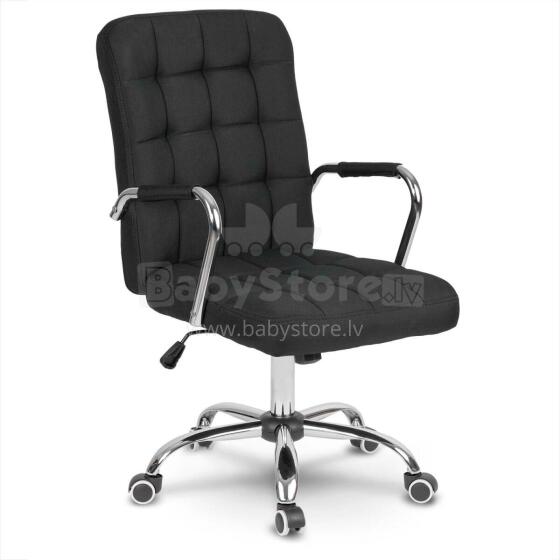 Benton Black Fabric Office Chair