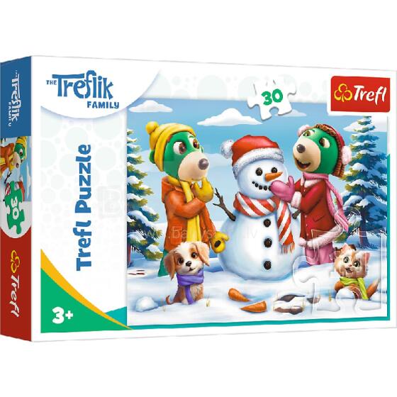 TREFL 18300 Dėlionė 30 Žiemos linksmybių su Treflikais / Treflikų šeima