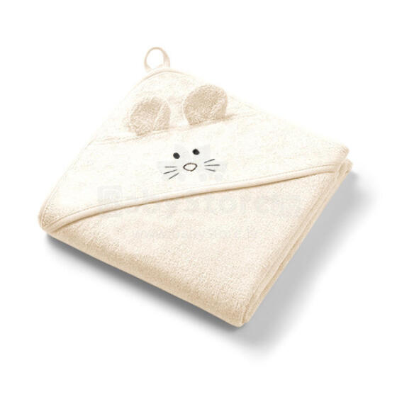 1553/07 BAMBOO BATH COVER 100 X 100 CREAM