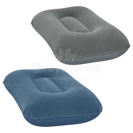 Inflatable Velvet Pillow 42 x 26 cm Bestway 67121 Gray