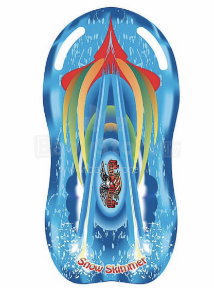 Atom Snowslider Art.274813 Snowboogie Snow Sledge - 95cm Single Rider Roll Up Air Slick Winter Sled
