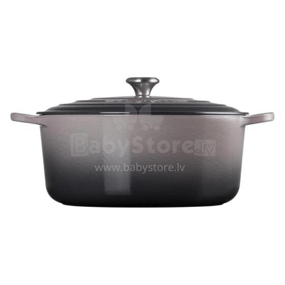 Cast iron pot round &Oslash;34cm / 12L gray