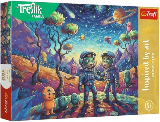 TREFL 16562 Dėlionė 100 Kosminių Fantazijų / Treflik Šeima