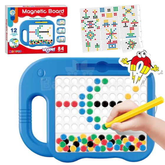 WOOPIE Magnetinė lenta vaikams Montessori MagPad Dramblys - 3 dalių rinkinys