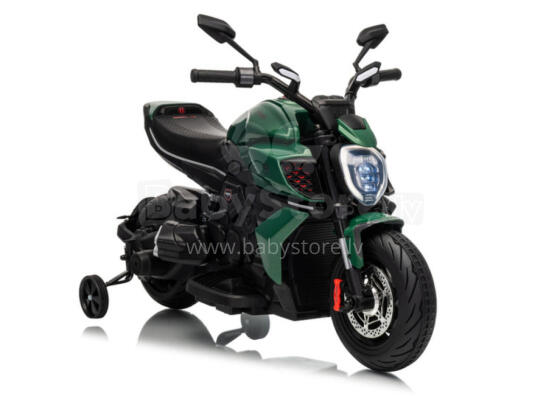 Baterijomis maitinamas motociklas XMX656 Žalias