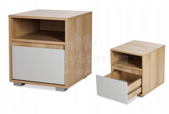 Klups Dalia Art.276070 White/Pine Bedside table