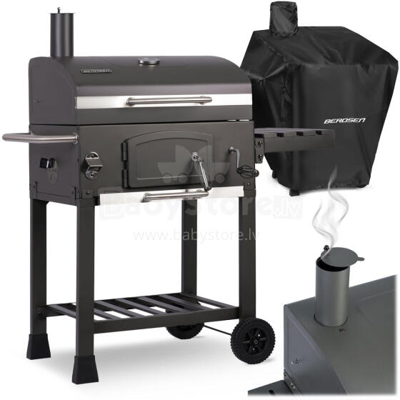 Berdsen BD-891 Black Charcoal Grill with Cover