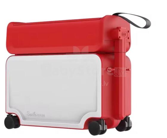 Parent-Child Travel Kids Luggage Art.276170 Red  Suitcase-seat on wheels 3 in 1