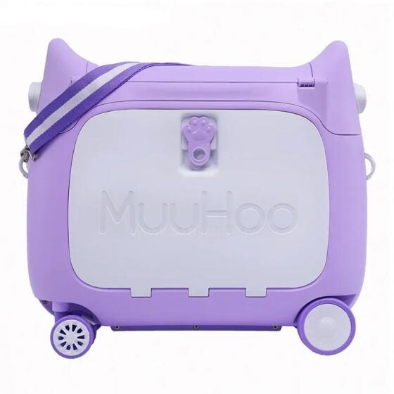 Multifunctional Children Luggage  Suitcase Art.276174 Violet  Suitcase-seat on wheels 3 in 1