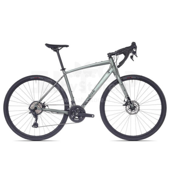 Gravel velosipēds Rock Machine Lukk 40 Gloss Granite Green (Rata izmērs: 28 Rāmja izmērs: L)