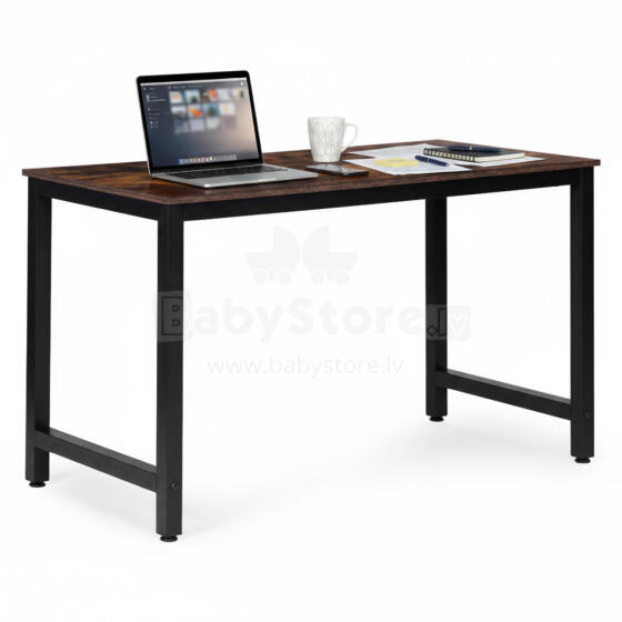 Computer desk school table 120x60 cm aged walnut ModernHome
