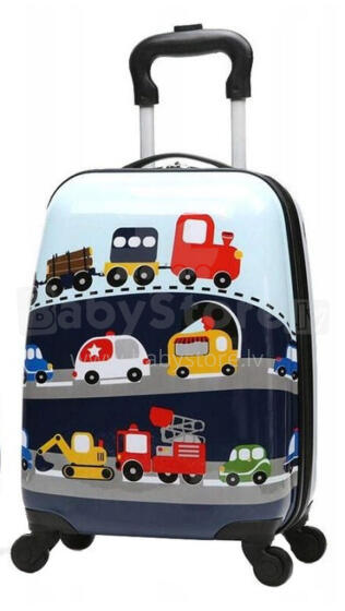 Vehicles Suitcase  Art.BC-16QC-B06 Vaikų lagaminas ant ratų