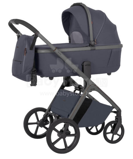 Vaikiškas vežimėlis 2w1 CARRELLO Vector CRL-6550 slyvų pilkas