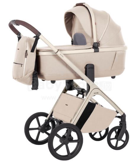 Vaikiškas vežimėlis 2w1 CARRELLO Vector CRL-6550 Seashell Beige
