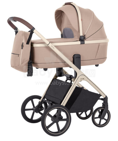 Vaikiškas vežimėlis 2w1 CARRELLO Vector CRL-6550 Riešutų Bež