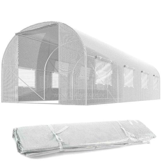 Filmas sodų tuneliui 3x4.5m (13.5m2) baltas Plonos