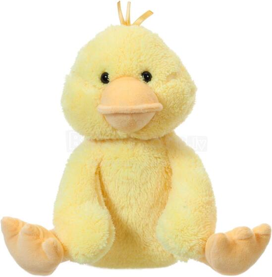 Apricot Lamb - Pliušinis žaislas „Aksominė antis“ 23 cm - Pliušinis žaislas vaikams ir kūdikiams - Pūkuotas pliušinis žaislas žaidimams, dovanai ir glamonėms - Jaukus pliušinis žaislas - Gelt
