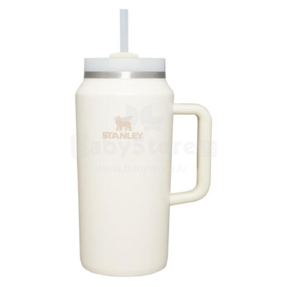 Termosas su šiaudeliu &bdquo;The Quencher H2.0 Tumbler 1.90L&ldquo; kreminės spalvos