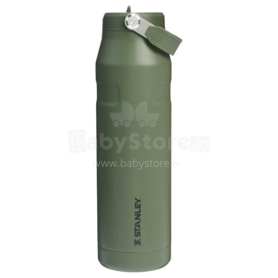 Термос с трубочкой The IceFlow Bottle Flip Straw 2.0 1.06л темно-зеленый