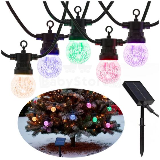 Outdoor LED Bulb Garland 15 LED multicolor CL1248 Springos