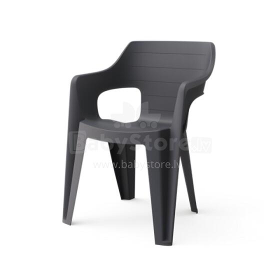 Garden chair Bilbao Low Back grey