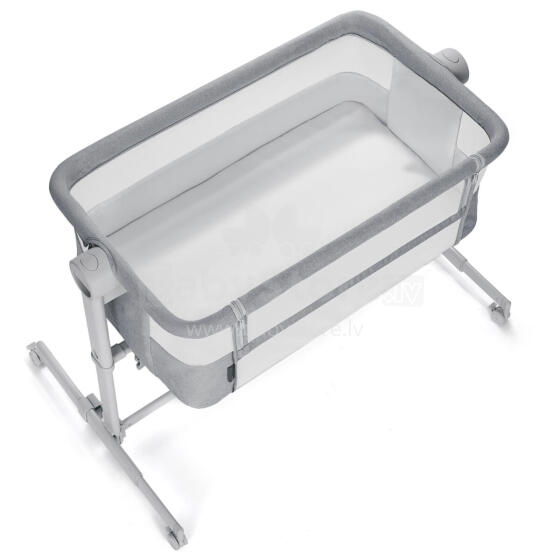 KINDERKRAFT Co-Sleeping Crib Nestee Up 2 Pilka