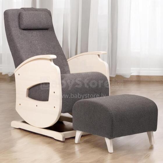NeiLux Design Relaxing Rocking Chair Art.278412 Grey supamoji kėdė
