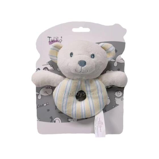 AXIOM 9555 Rattle Bear beige 14 cm