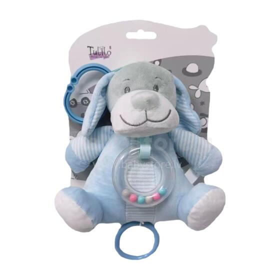 AXIOM 9557 Music Box Blue Dog 18 cm