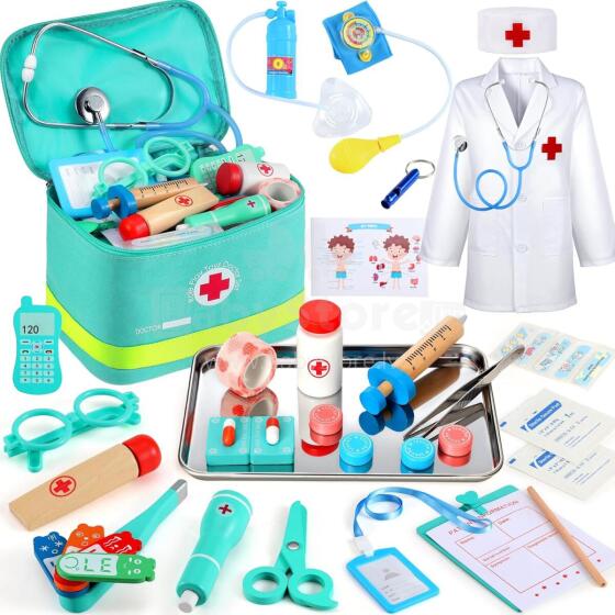Bebe Basic Doctor Set  Art.279976  Play set accessories for  doctor
