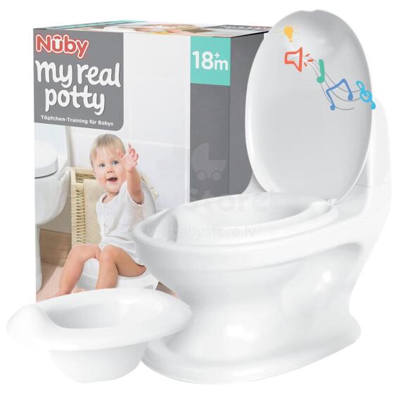 Nuby Dr. Talbot's My Real Potty Art.280244 Muzikinis kamerinis puodas