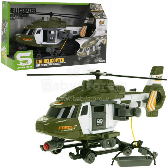 HELIKOPTER WOJSKOWY ŚWIATŁO I DŹWIĘK