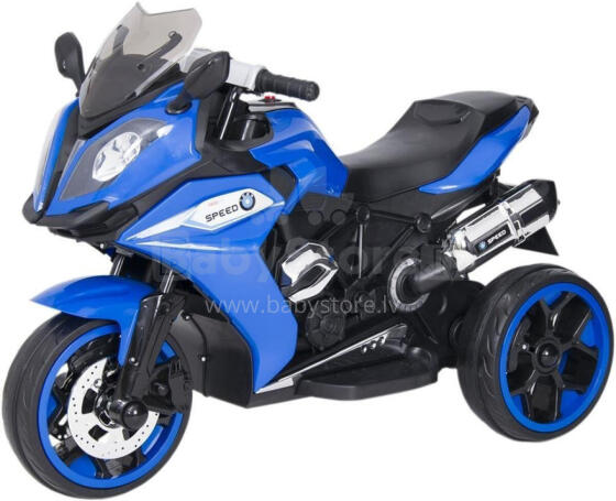 Akumuliatorinis motociklas - 6V - 01300ST - MĖLYNAS