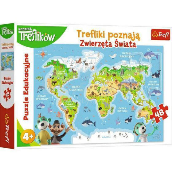 TREFLIKI ZWIERZĖS+PUZZLĖS