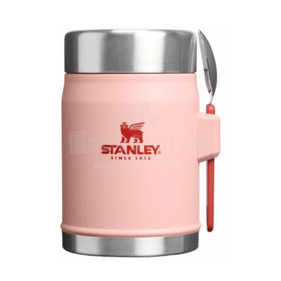 Термос для еды The Legendary Food Jar + Spork 0.4L персиково-розовый