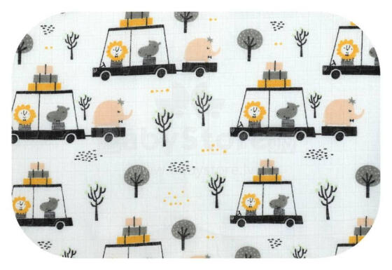 Sauskelnės - 27428 - TETRA PRINT - EGA - IŠVYKOS Į ZOO - dydis 70x80 cm