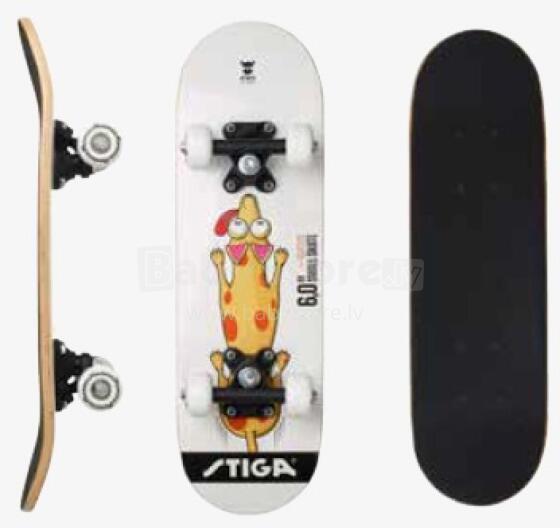 Skateboard DOG 6.0 baltas