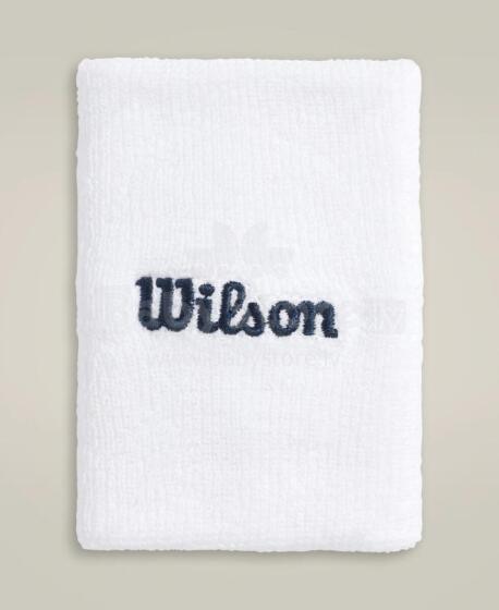 WILSON PLUSH FROTTÉ WRISTBAND White