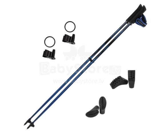 ALPIDEX 100% Graphite Nordic Walking Pole Set 125 cm