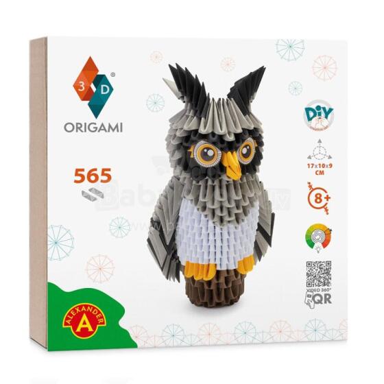 Alexander Origami 3D Art.283281 Origami 3D konstruktorius - Pelėda