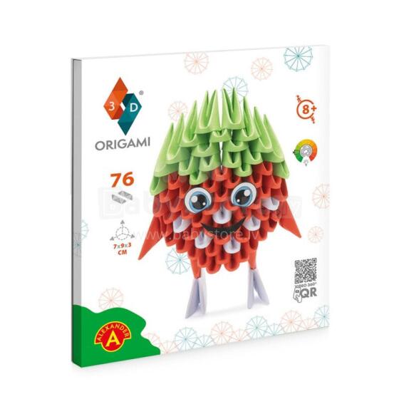 Alexander Origami 3D Art.283308 Origami 3D konstruktorius - Braškė