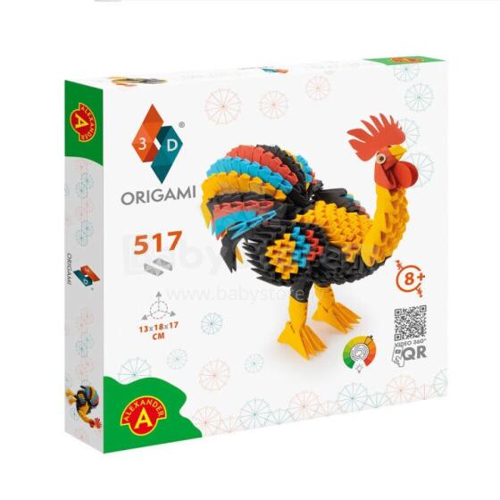 Alexander Origami 3D Art.283345 Origami 3D konstruktorius - Gaidys