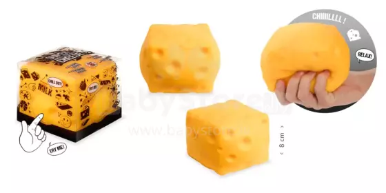 Bebe Basic Cheese Art.TH967770 Minkomas žaislas XXL - Sūris