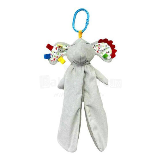 Žaislinis antklodė sensorinė - 94997 - MILUŚ - ELEFANTAS - dydis 25 cm