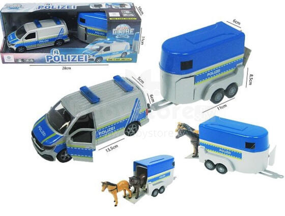 VOLKSWAGEN T.6 POLICJA KONIE METAL