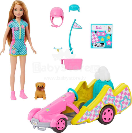 Lėlė - 180325 - BARBIE IR STACIE - GOKART