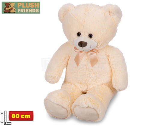 Pliušinis žaislas - 02282 - MEŠKUTIS - ECRU - dydis 80 cm