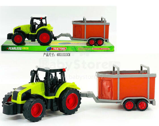 TRAKTOR Z PRZYCZEPĄ