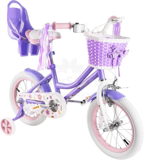 Rully Kids Bike Wheels Collas 12'  Art.286668 Violet  Vaikų dviratis su dviračiu