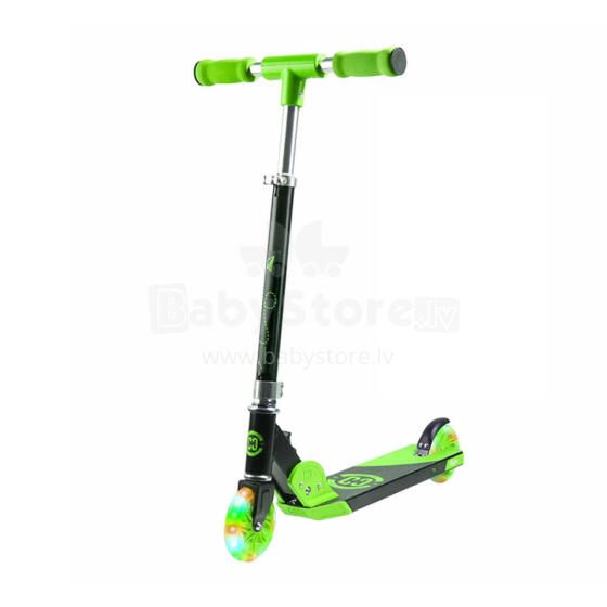 Core Foldy Kids Scooter Art.CRE-FLD-KS-BG Green Dviratis paspirtukas